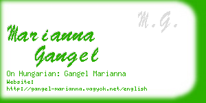 marianna gangel business card